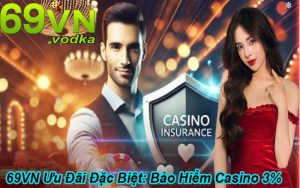 69VN Ưu Đãi Đặc Biệt: Bảo Hiểm 3% Casino 69vn 3%